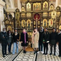 Покровский собор в Гродно посетили студенты из Нигерии 
