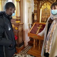 Покровский собор в Гродно посетили студенты из Нигерии 