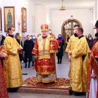 В день своего тезоименитства архиепископ Артемий возглавил Литургию в храме Собора всех Белорусских святых в Гродно