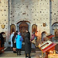 Древний Коложский храм посетили гости из Смоленского государственного университета