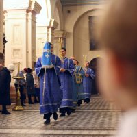 В канун Недели 24-й по Пятидесятнице архиепископ Антоний совершил всенощное бдение в Покровском кафедральном соборе города Гродно