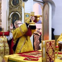 Секретарь Гродненской епархии возглавил соборное богослужение в Свято-Духовом храме деревни Озёры 