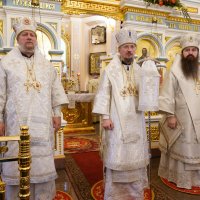 Архиепископ Антоний сослужил Патриаршему Экзарху во время освящения обновленного Александро-Невского храма в городе Минске