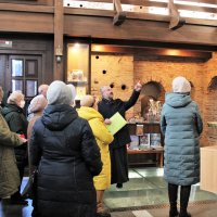 Коложский храм посетили подопечные Центра социального обслуживания населения Ленинского района